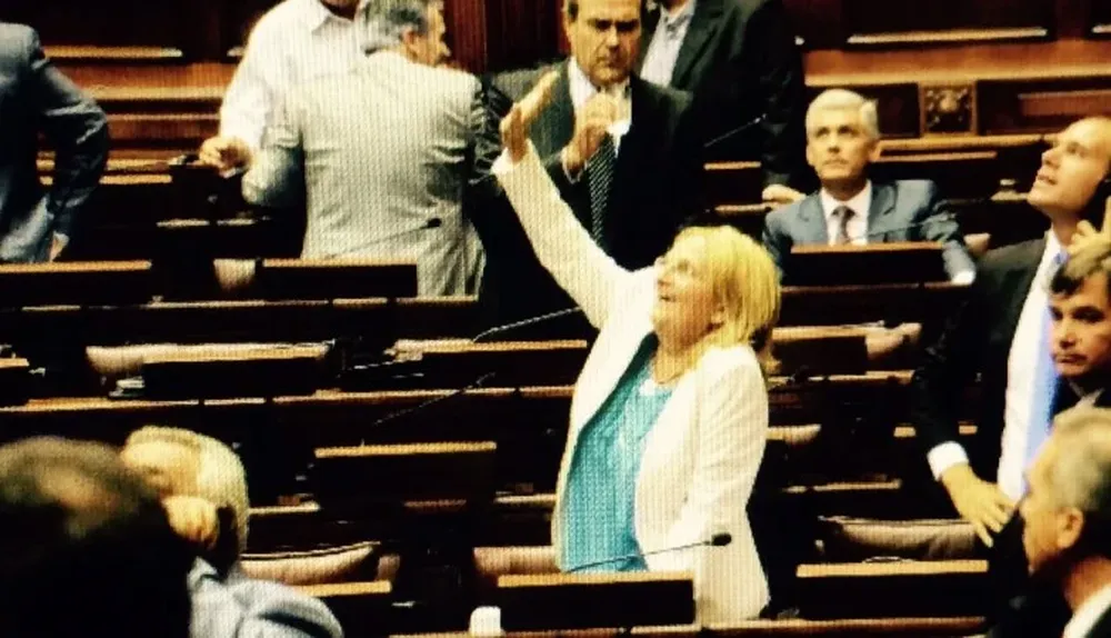 Los diputados nacionalistas Graciela Bianchi y Pablo Abdala