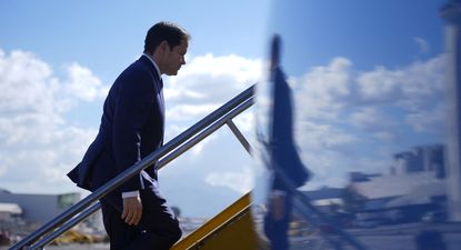 Marco Rubio en Guatemala, durante su gira por Latinoamérica