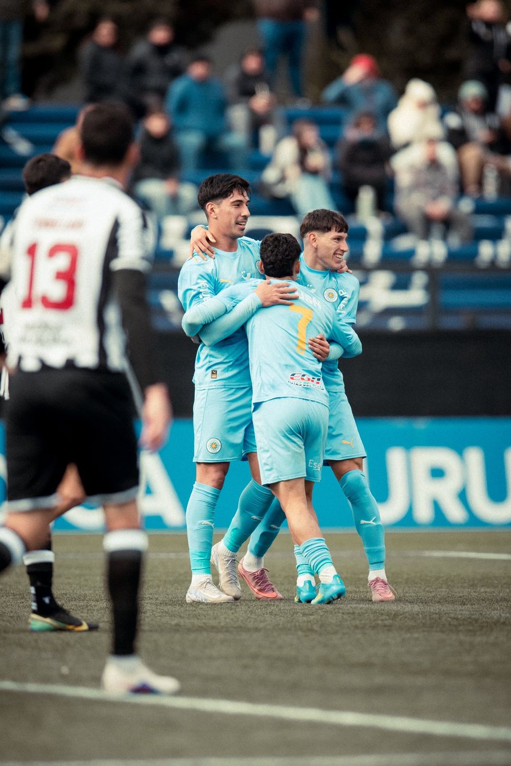 Salomón Rodríguez, Luka Andrade y Esteban Obregón