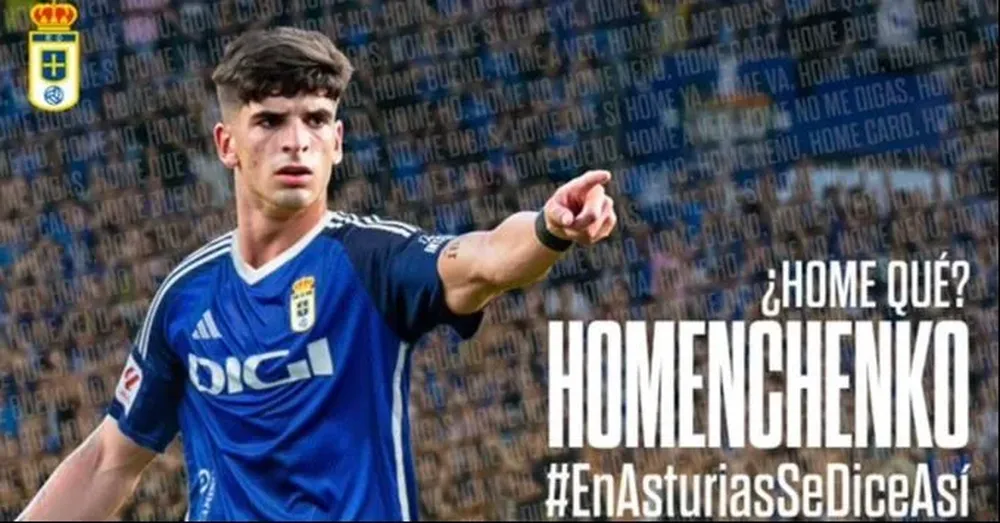 Santiago Homenchenko fue presentado en Oviedo