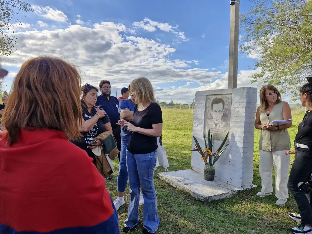 Carolina Cosse visitó La Cruz, una localidad a 20 minutos de la ciudad de Florida