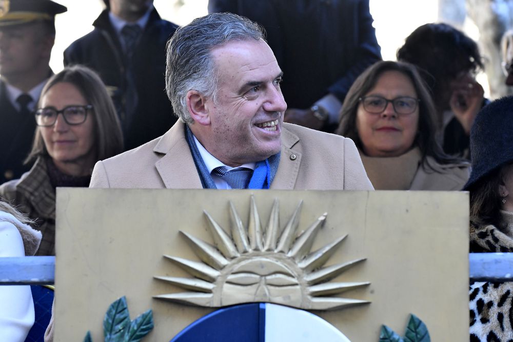 Yamandú Orsi en la conmemoración de la Jura de la Constitución. Archivo