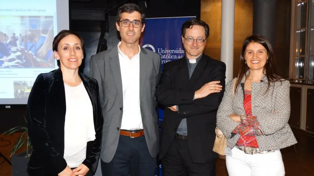 Graciela Rodríguez, Álvaro Pardo, Álvaro Pacheco y Patricia Bentancur