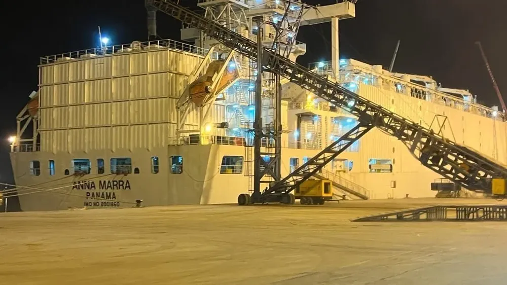 El barco llegará a destino en 38 días.