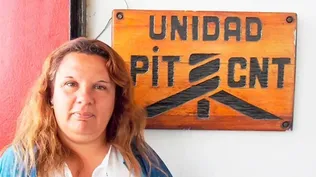 María Flores, referente gremial de los trabajadores del tambo.