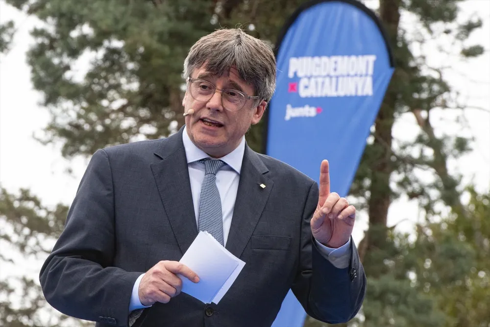 El fugado Carles Puigdemont.