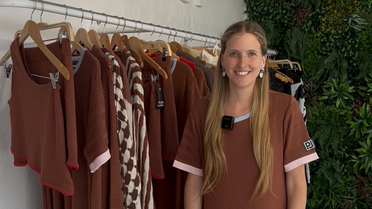 Emprendedora uruguaya Romina Laffitte expande su marca de tejidos Pura Lana a La Barra