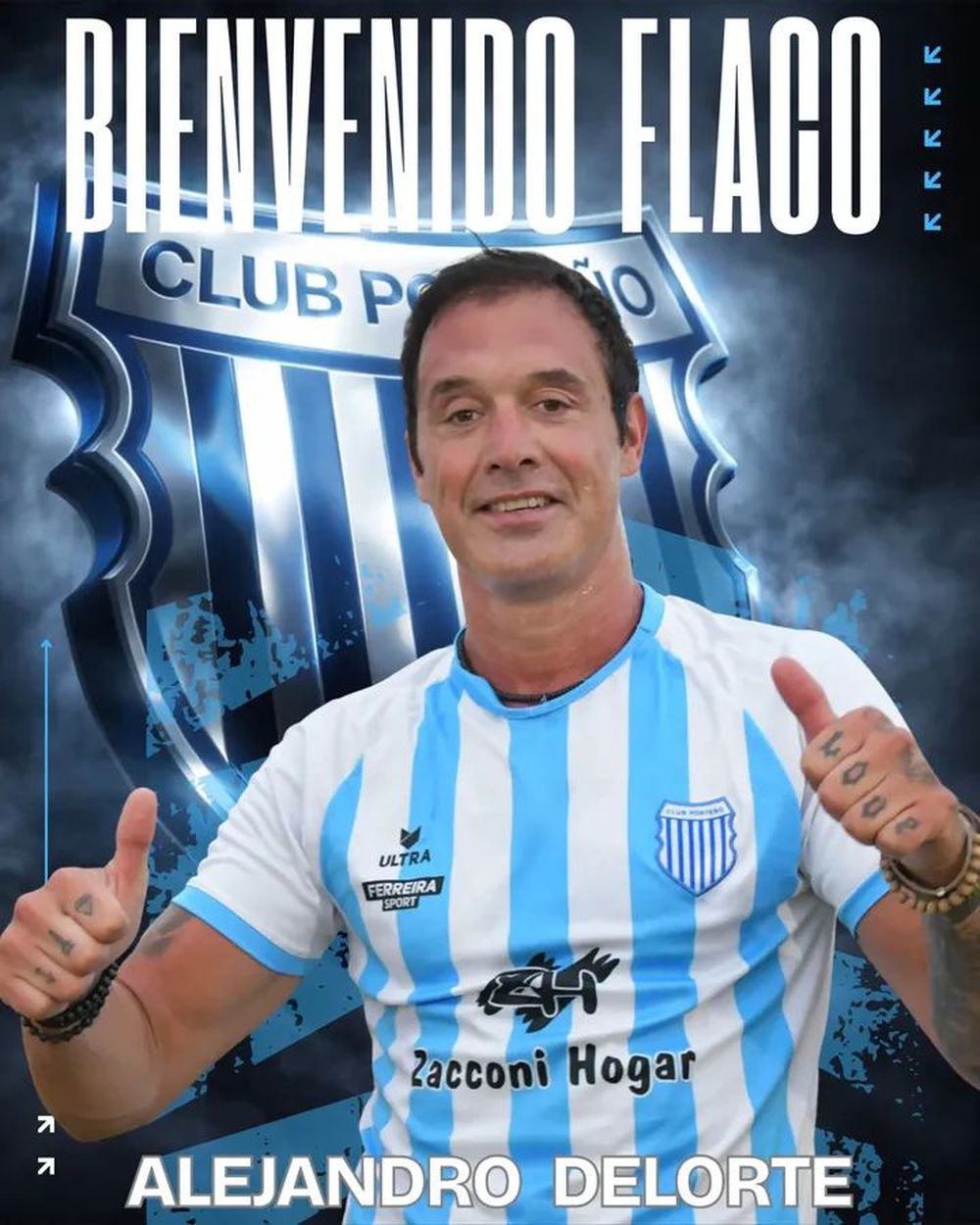 Alejandro Delorte, con 47 a&ntilde;os, jugar&aacute; en Porte&ntilde;o de Saldungaray