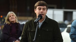 Gonzalo Gómez, edil de Por la Patria, en junio de 2026.&nbsp;