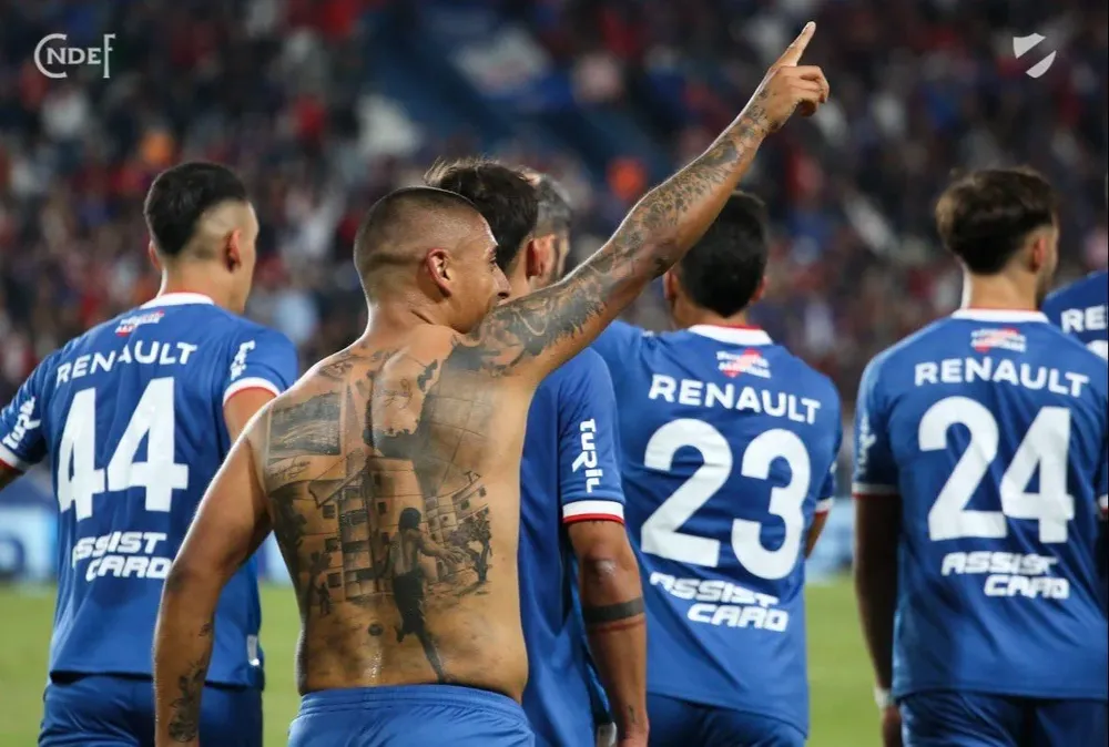 El tatuaje de Diego Zabala y el festejo de su primer gol en Nacional