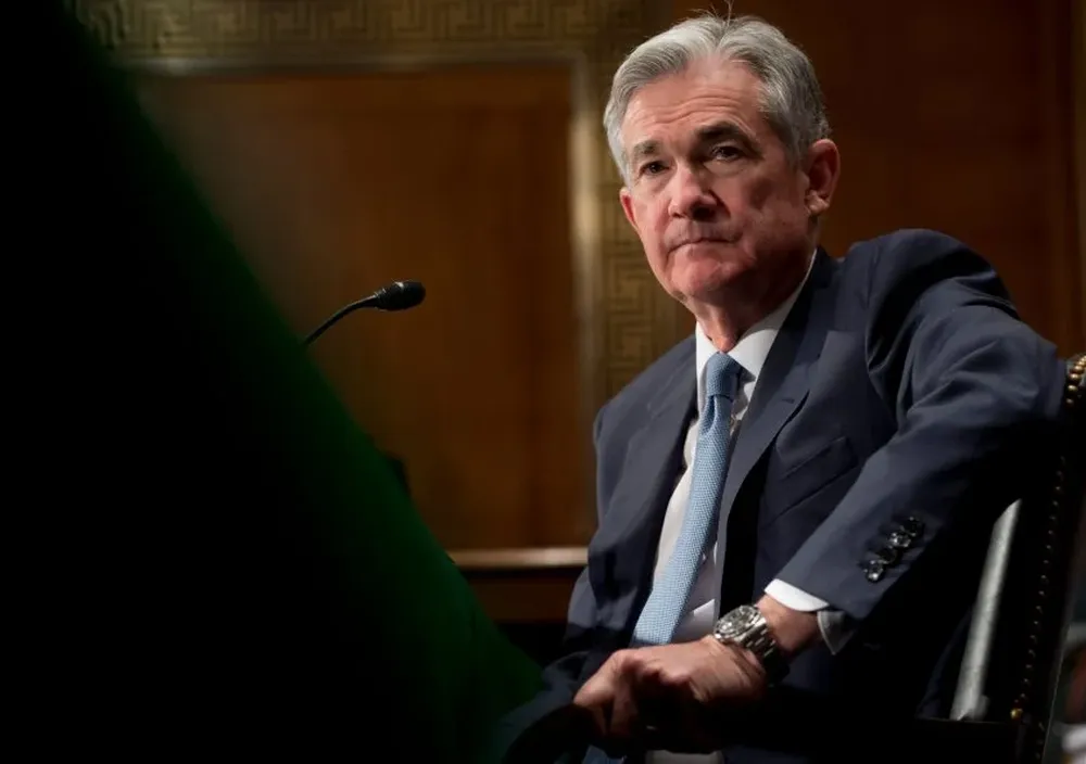 Jerome Powell, presidente de la Fed