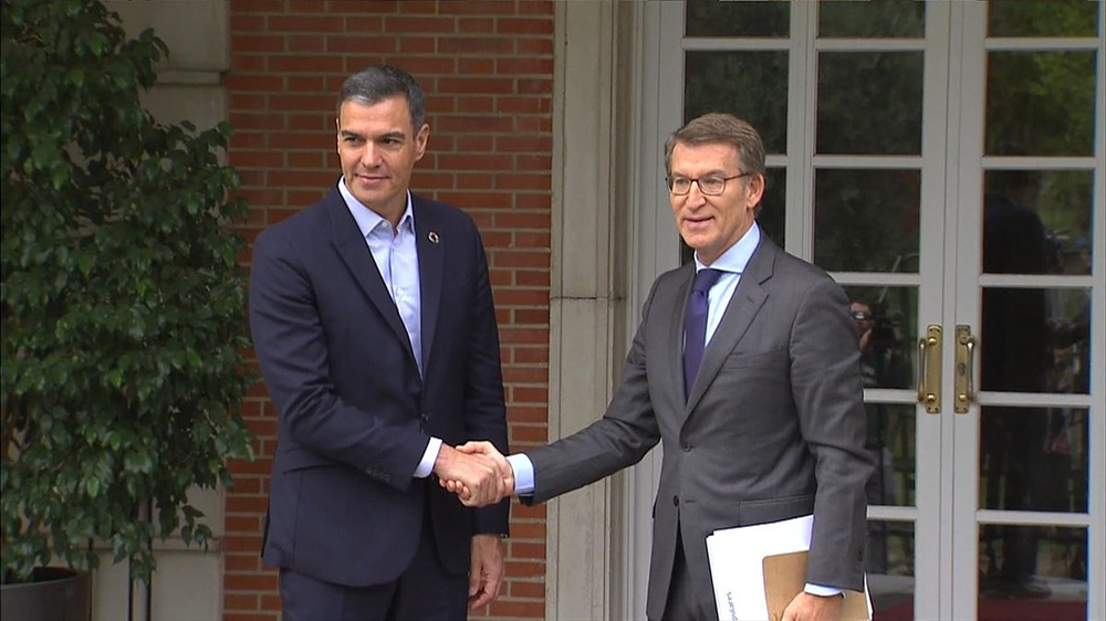 Pedro Sánchez y Alberto Núñez Feijóo