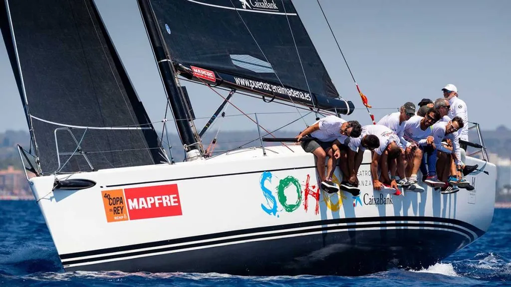 El barco Teatro del Soho-Alta Vista ganador de la Copa del Rey Mapfre de Vela