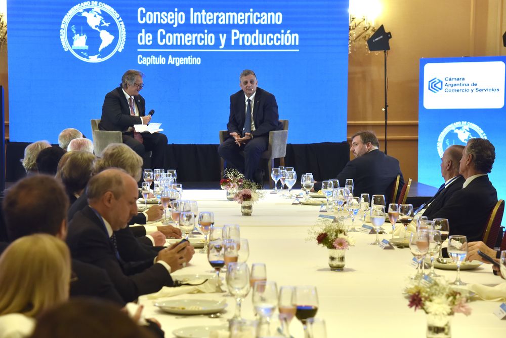El presidente y CEO de YPF Horacio Marín habló ante empresarios del Consejo Interamericano del Comercio y la Producción (CICyP)