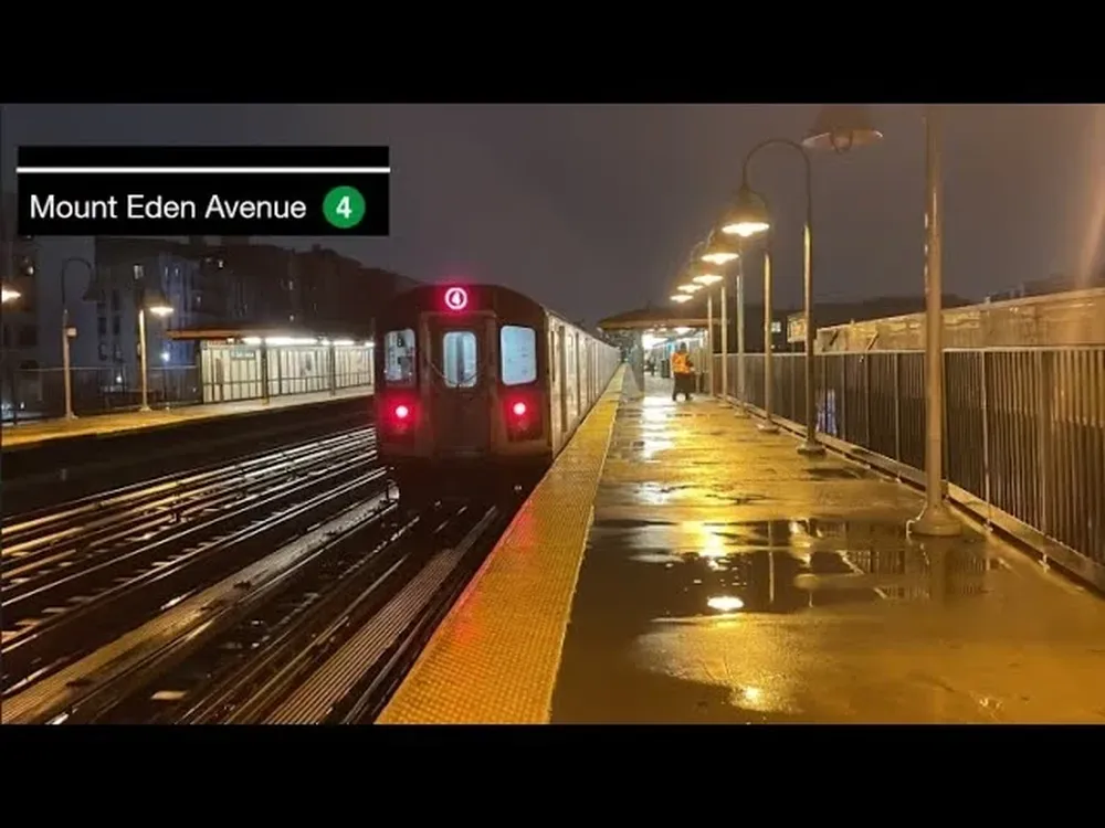 La estación Mount Eden Avenue es una parada de la línea Green line que recorre el trayecto Manhattan-Bronx.