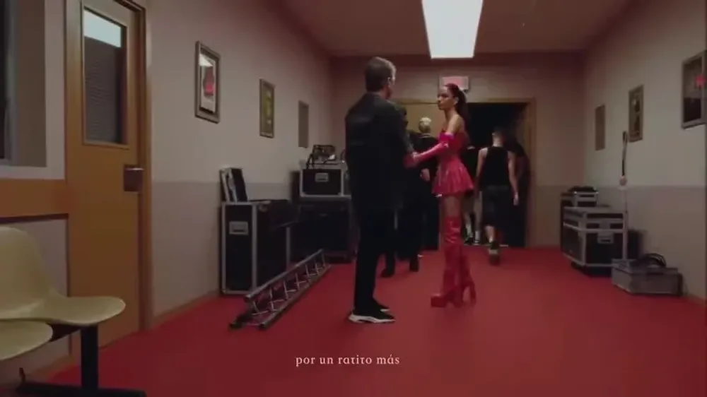 Tini junto a su padre