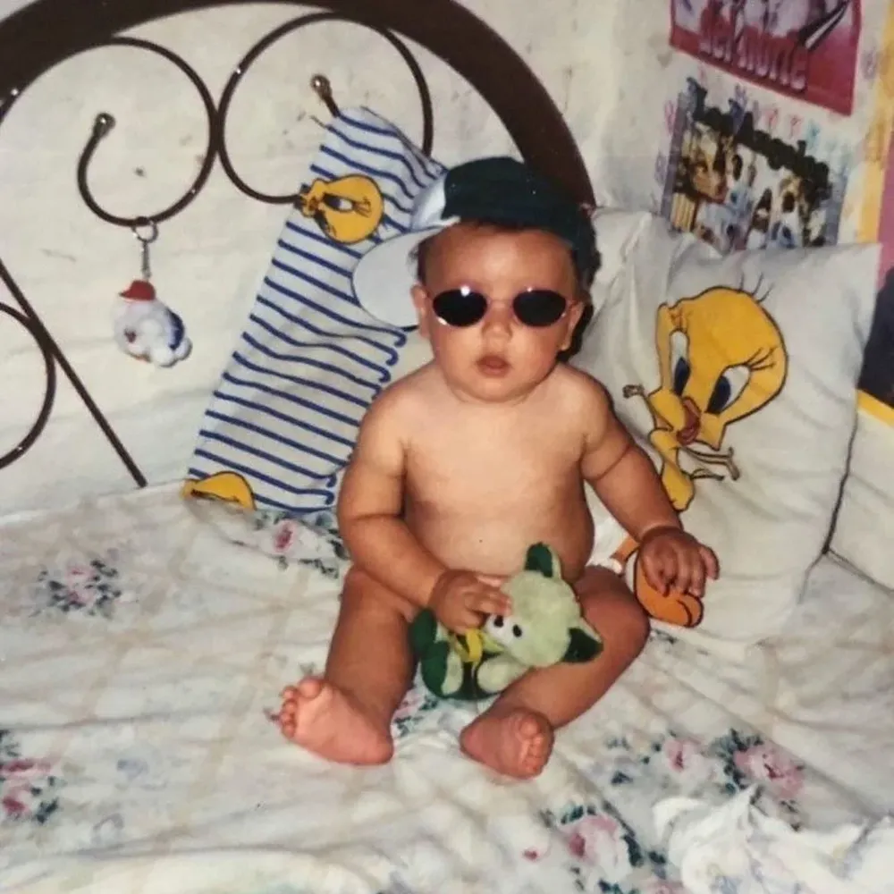 Brian Rodríguez subió una foto suya cuando era un bebé y el éxito del fútbol aún estaba lejos