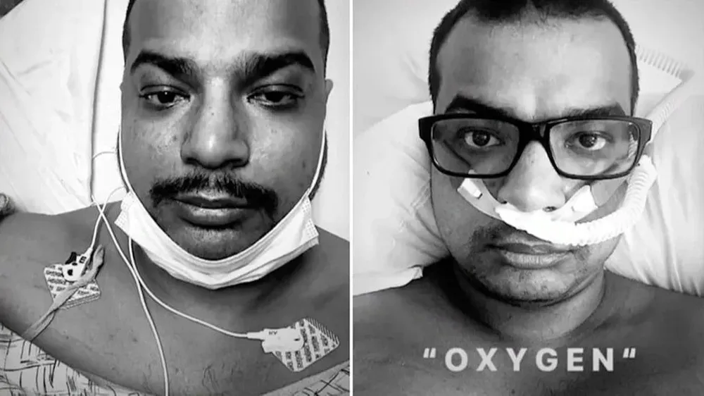 Stephen Harmon documentó su batalla contra el coronavirus.