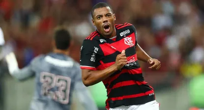 Nicolás De la Cruz volvió a convertir un gol para Flamengo