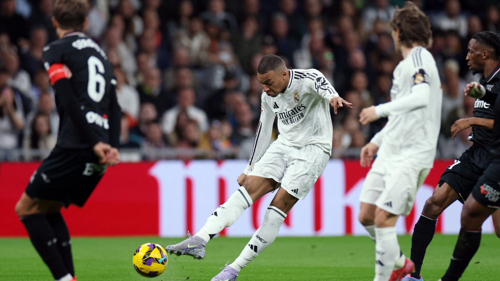 Kylian Mbappé anotó por primera vez un póker de goles en la Champions League.&nbsp;