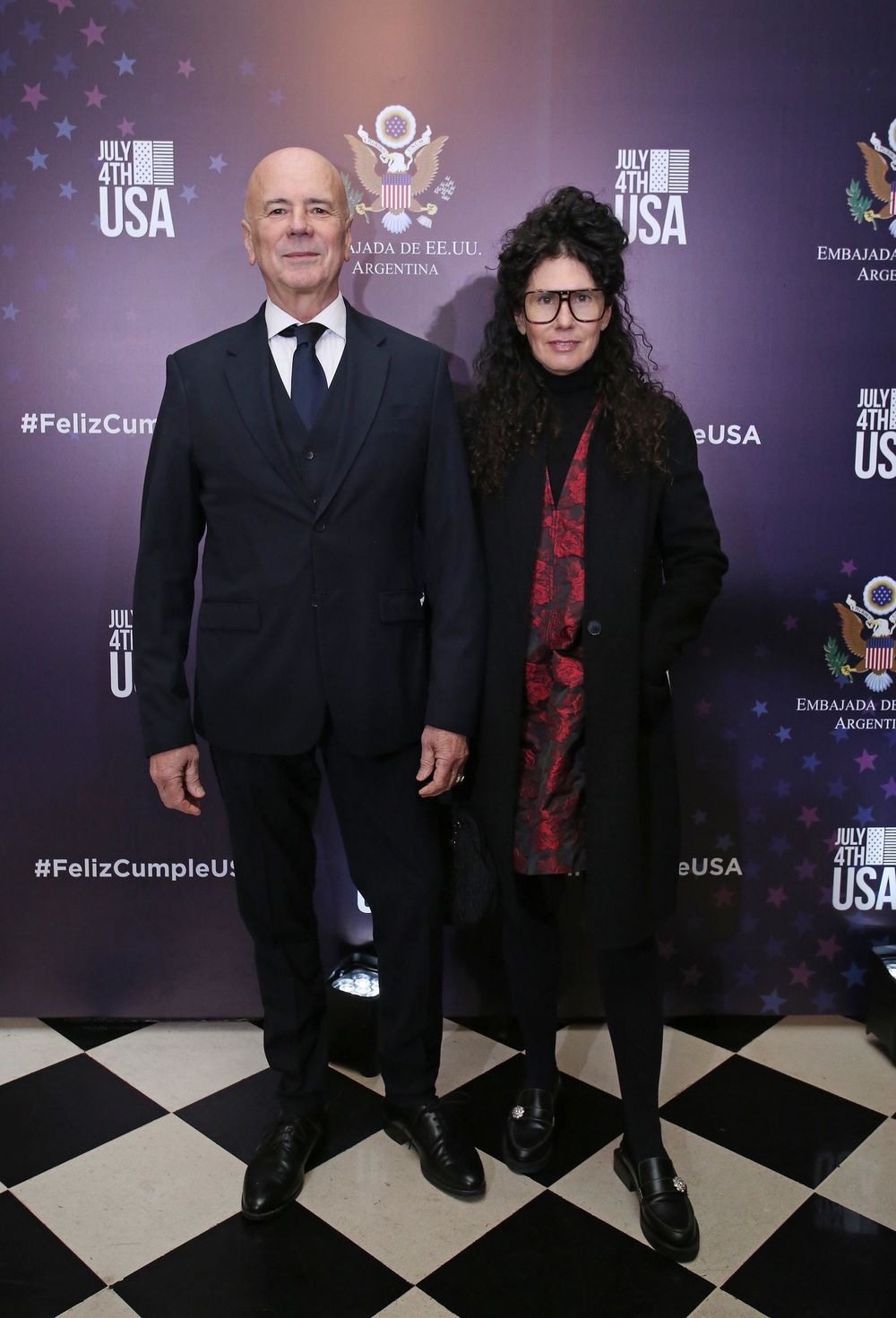 El director del Teatro Colón Jorge Telerman y su esposa Cynthia Cohen