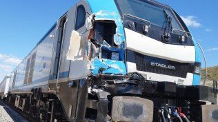 Así quedó el tren que se accidentó