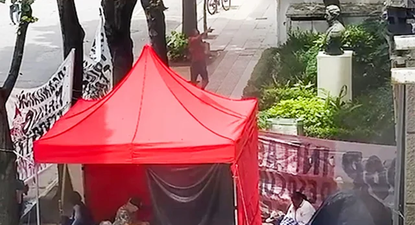 Un hombre atentó contra el despacho de Montenegro el mismo día que el Presidente visitaba la ciudad.