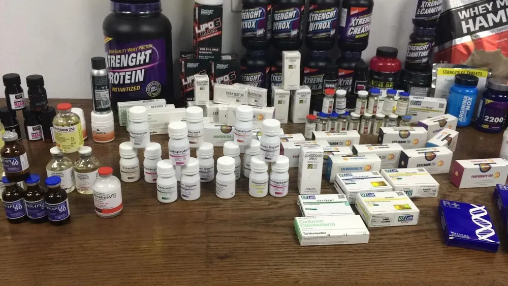 Sustancias prohibidas incautadas en uno de los operativos del Ministerio del Interior