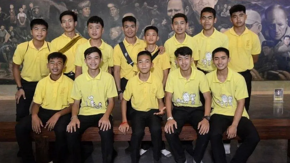 Los integrantes del equipo de los “Jabalíes Salvajes” en 2019