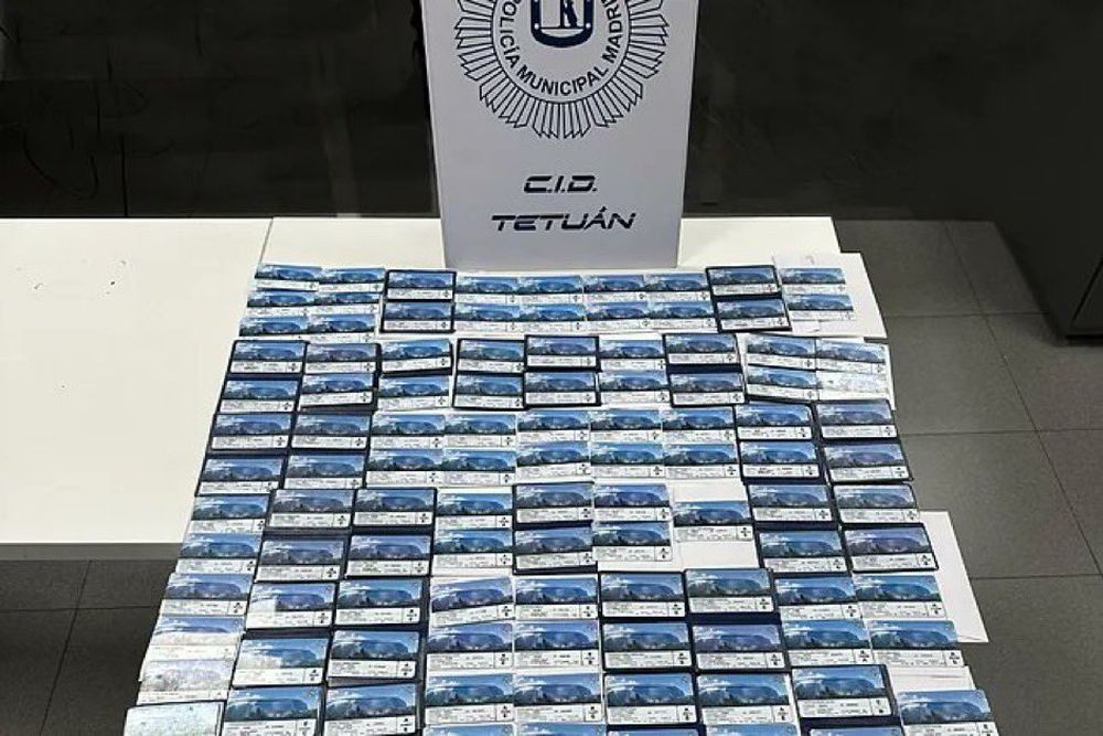 Reventa de carnés de socio del Real Madrid.