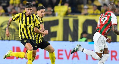Alan Medina de Peñarol ante Deportivo Maldonado