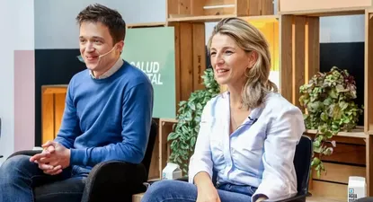 Yolanda Díaz e Íñigo Errejón