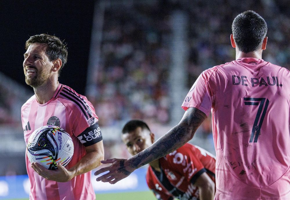 Lionel Messi y De Paul en Inter Miami