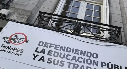 Fenapes apeló a la histórica figura para llamar a votar contra la LUC.