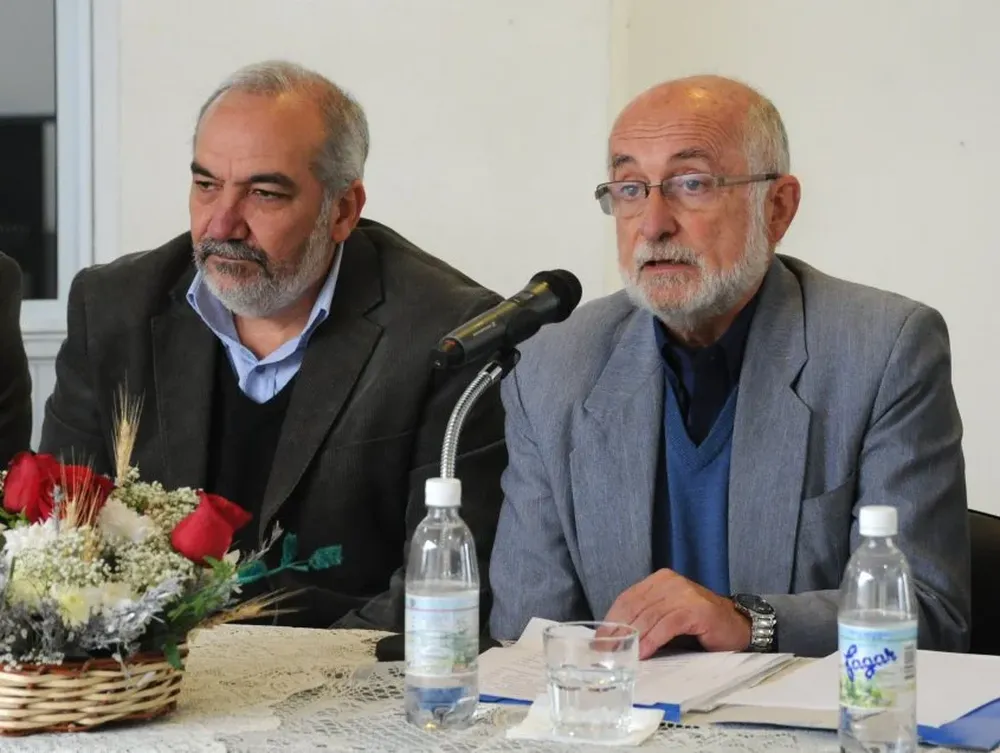 Wilson Netto, actual presidente del Codicen y Juan Pedro Tinetto, exdirector de Secundaria