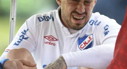 la rodilla de amaral asusto a todos en maldonado