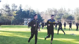 Albarracín trotó aparte el lunes con el profe Sebastián Roquero