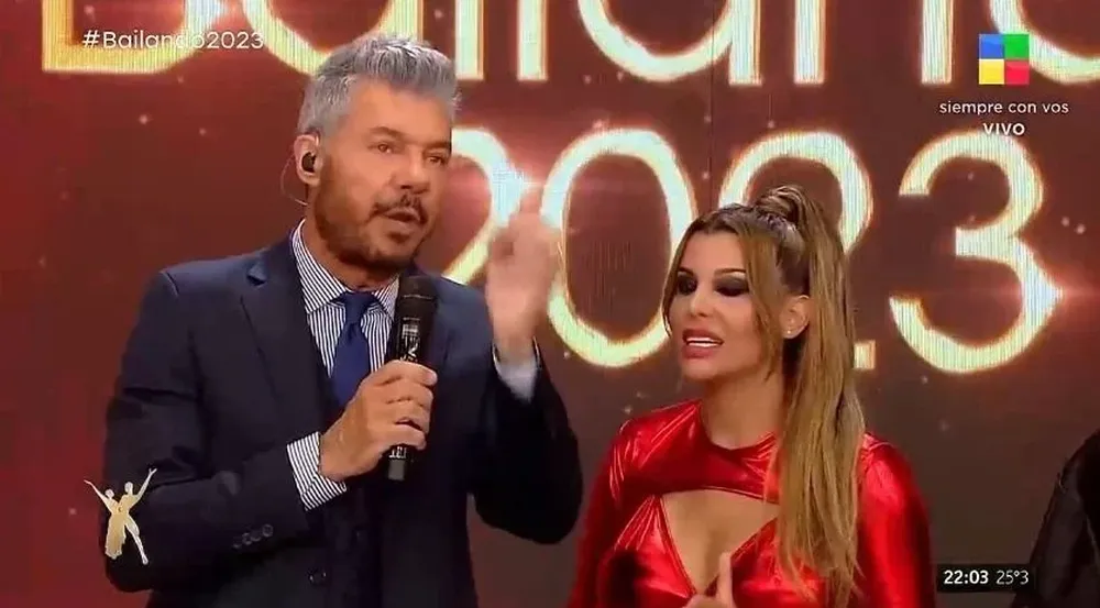 El novio de Charlotte la acompañó en el Bailando.