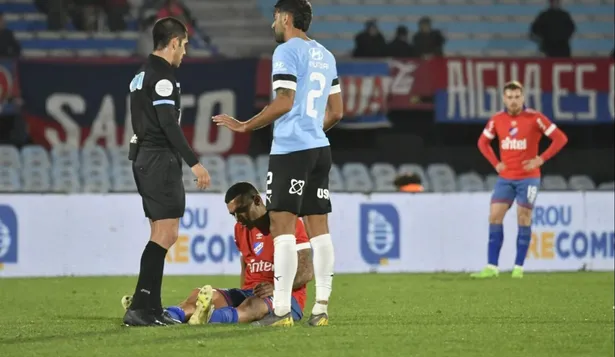 Franco Fagúndez también salió tras una molestia