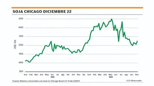 Repuntó el precio de la soja.