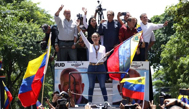 La opositora venezolana, María Corina Machado