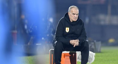 Marcelo Bielsa, técnico de la selección uruguaya