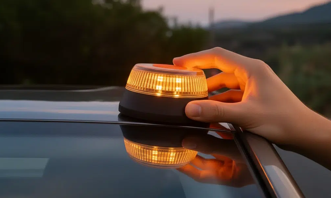 Las nuevas balizas V16 exigidas por la DGT.