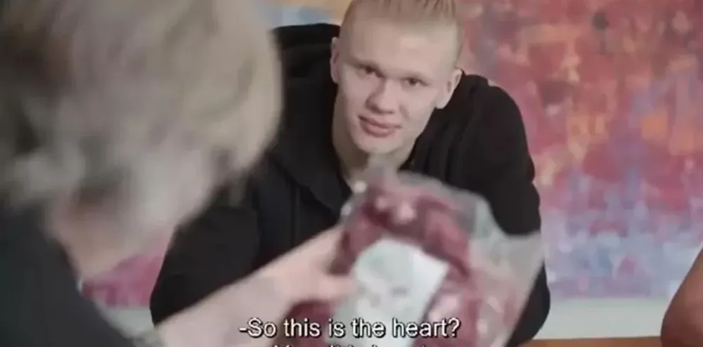 Erling Haaland y su dieta explicada en su documental