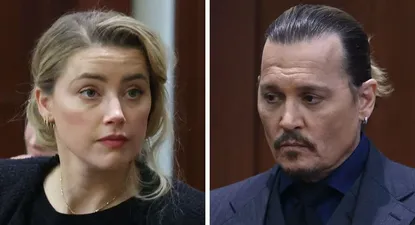 Amber Heard y Jhony Depp