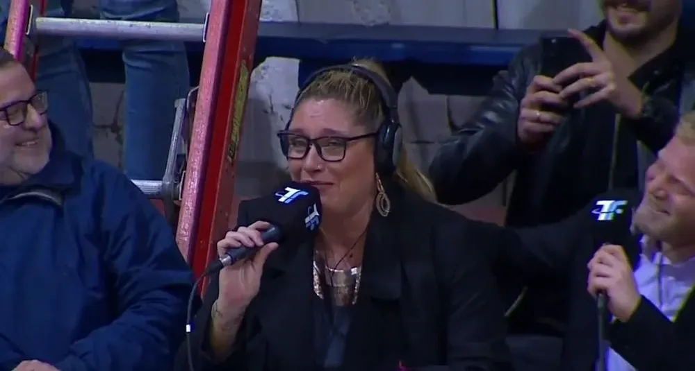 La emoción de Abracinskas al aire