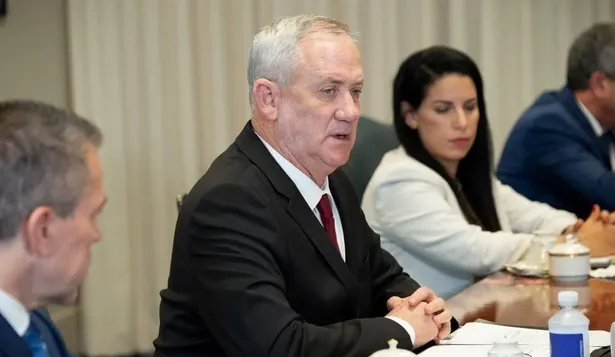 Ministro de Defensa israelí, Benny Gantz durante su visita en el Pentágono (EEUU)