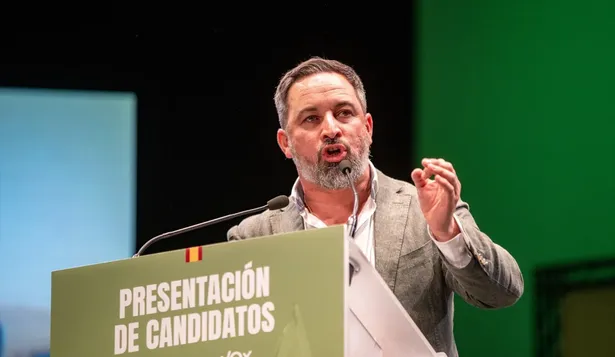 El líder de Vox, Santiago Abascal.
