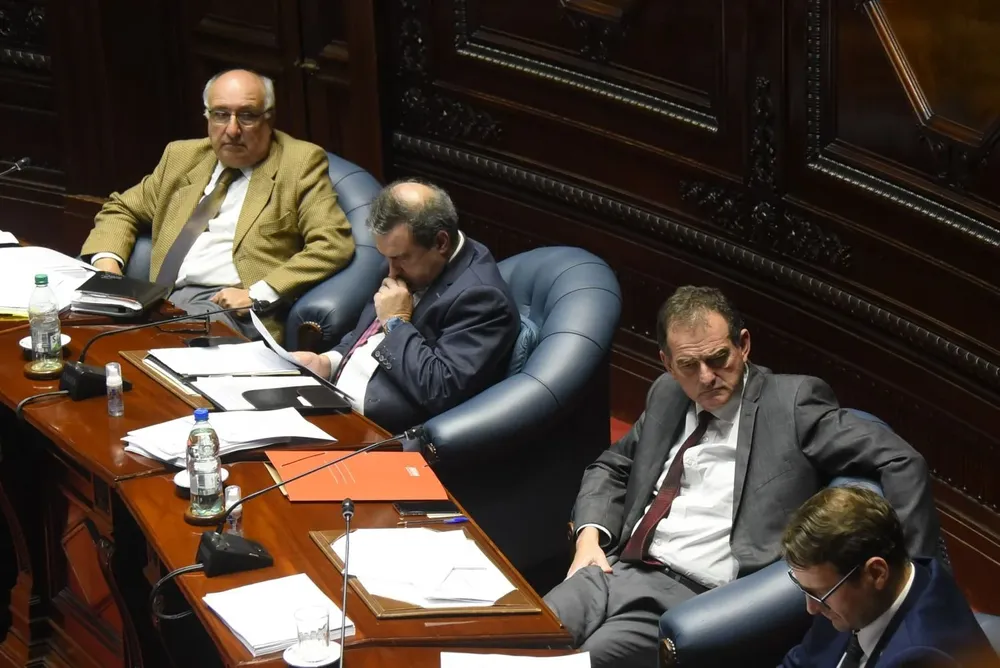 Bancada de Cabildo Abierto en el Senado. Archivo