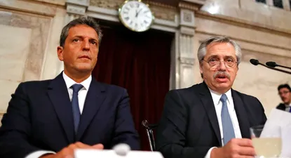Sergio Massa y Alberto Fernández